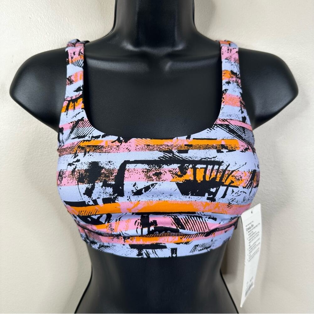 NEW Lululemon Energy Sports Bra Womens 4 Multi Color W2ANWS
